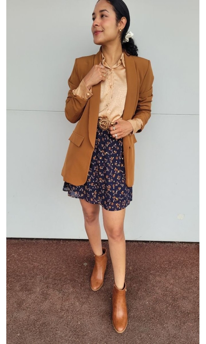 Chemise Hayette toucher doux – coloris doré, vue 3