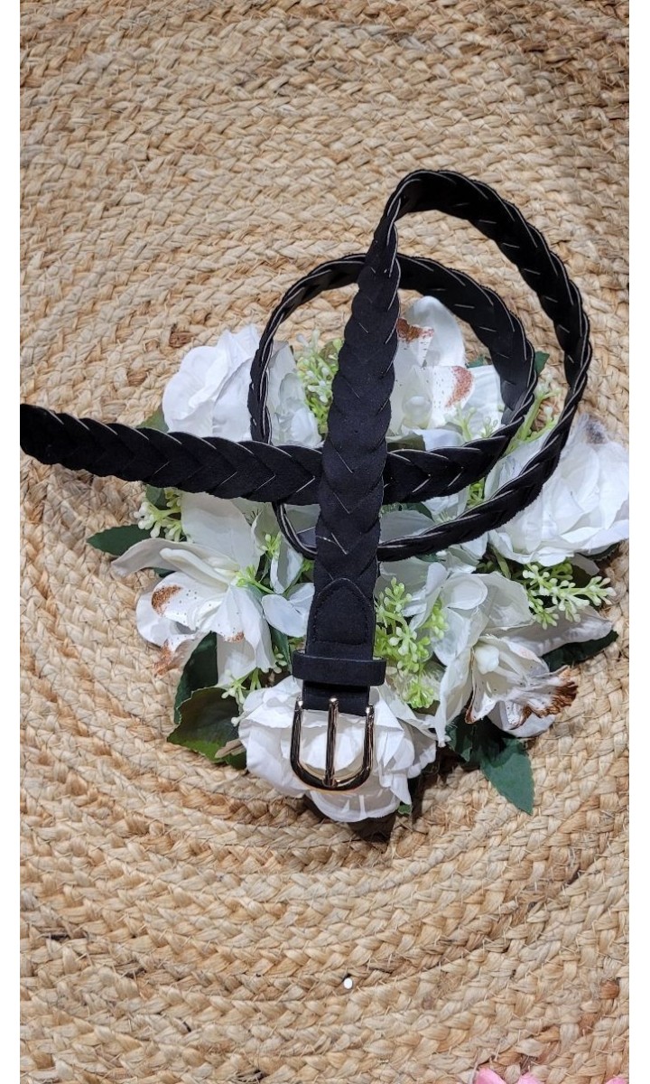 Ceinture Sinazie simili cuir - taille unique – coloris noir