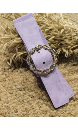 Ceinture Diane élastique - taille unique – coloris violet