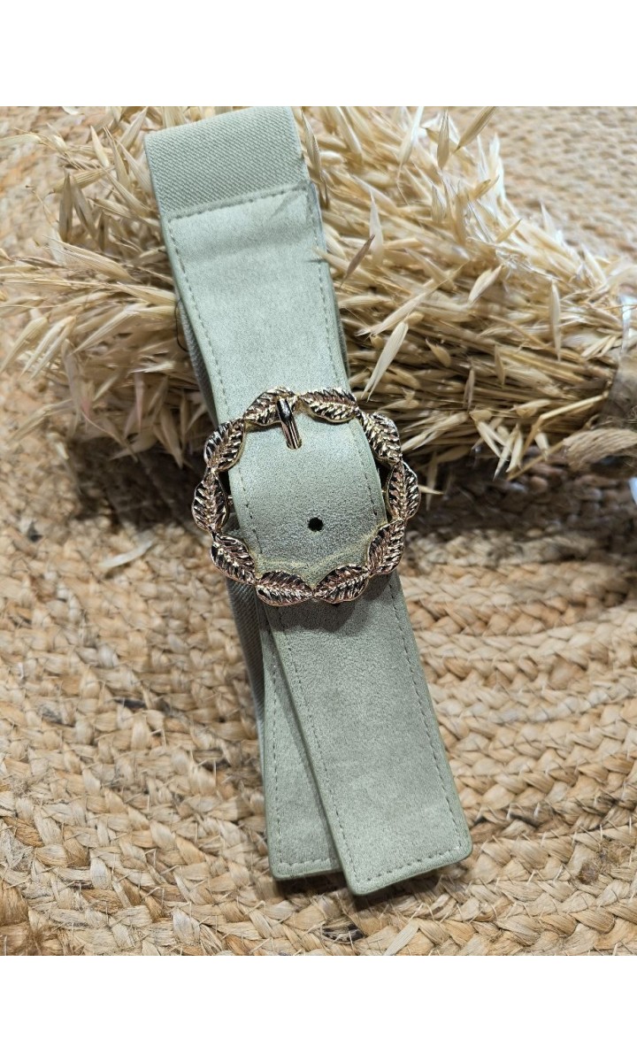 Ceinture Diane élastique - taille unique – coloris vert