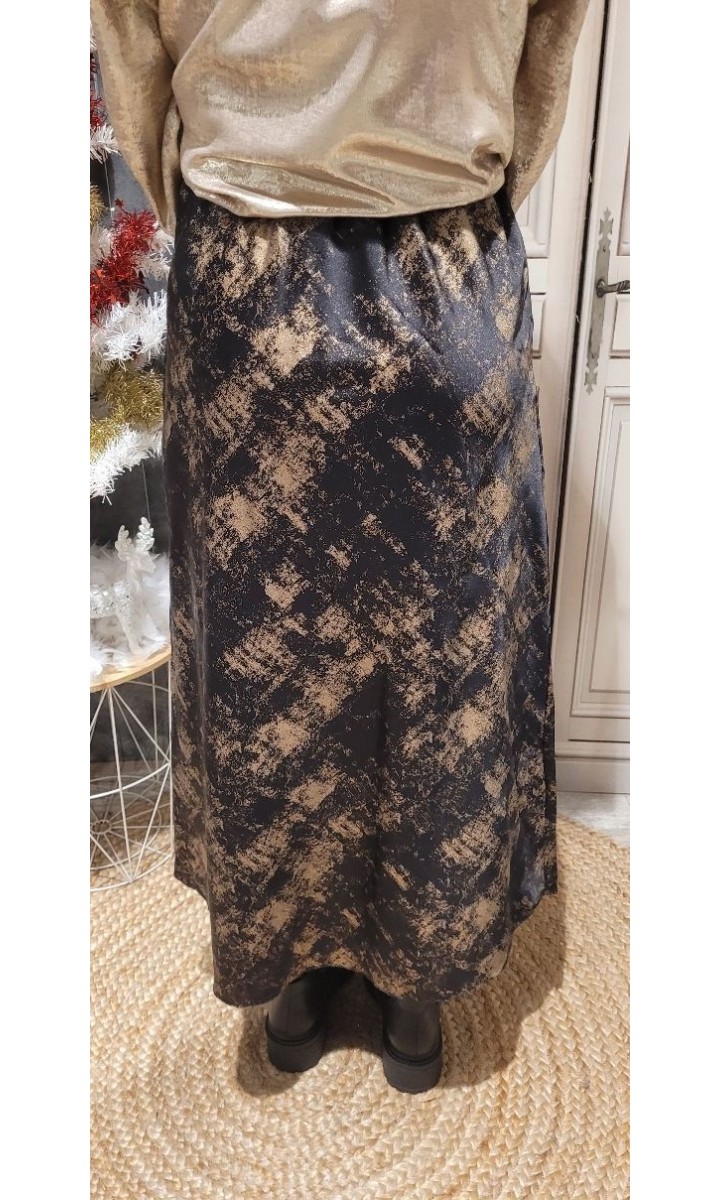 Jupe Morgan taille élastique – coloris noir, vue 3