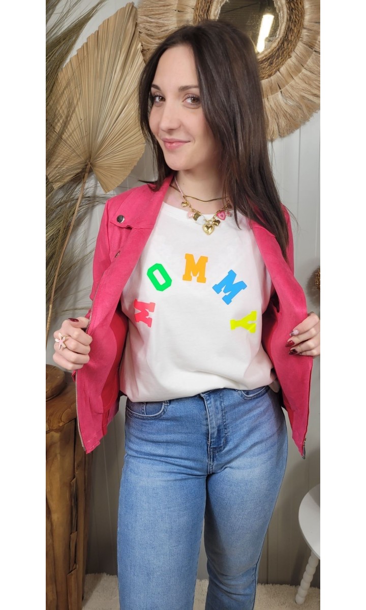 T-shirt Mommy imprimé graphique