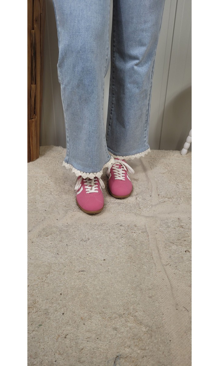 Jeans Luna flare liseré brodé – vue 4