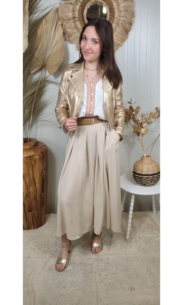 Veste Iris perfecto dorée irisée – vue 3