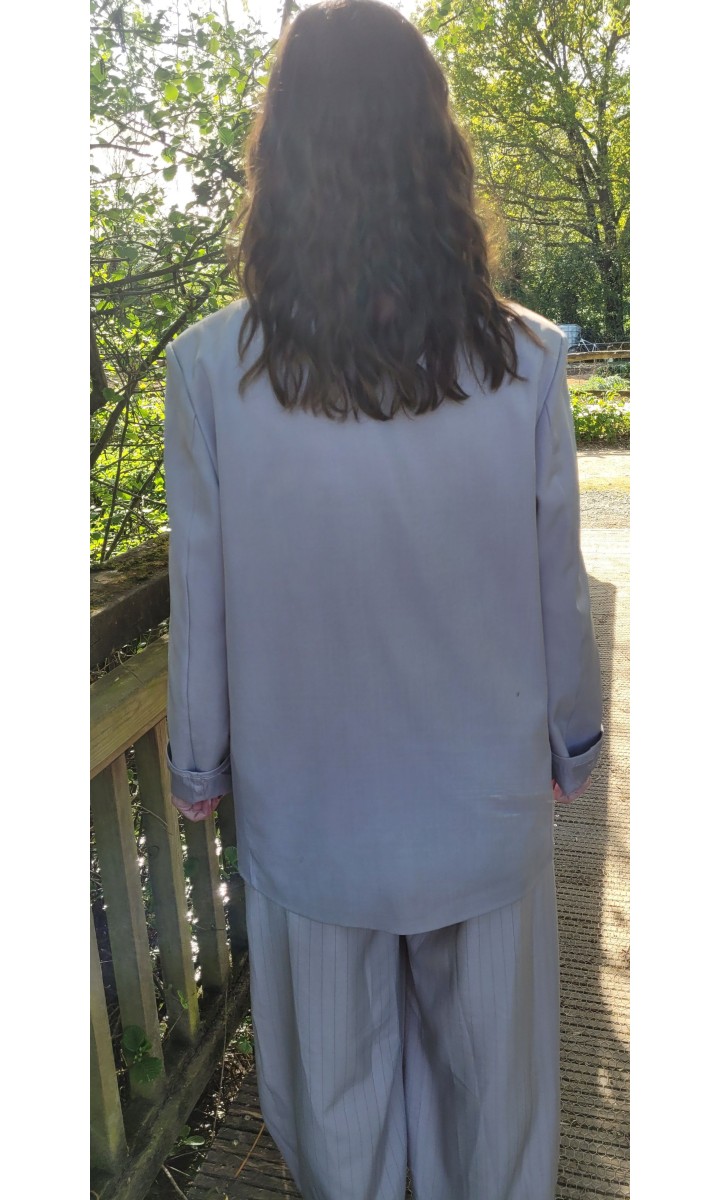 Veste blazer Sonie croisé col officier – coloris taupe, vue 4