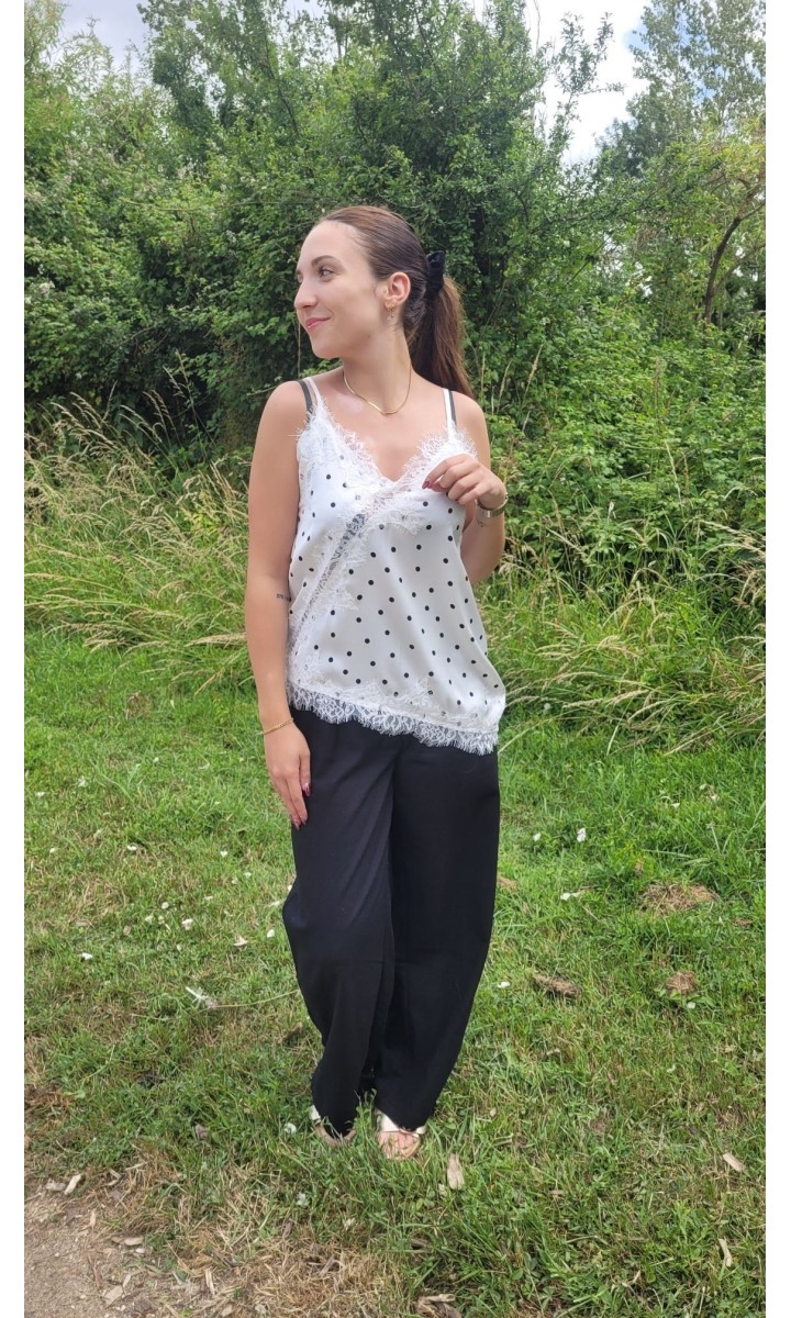 Top Petula cache-cœur dentelle – vue 2