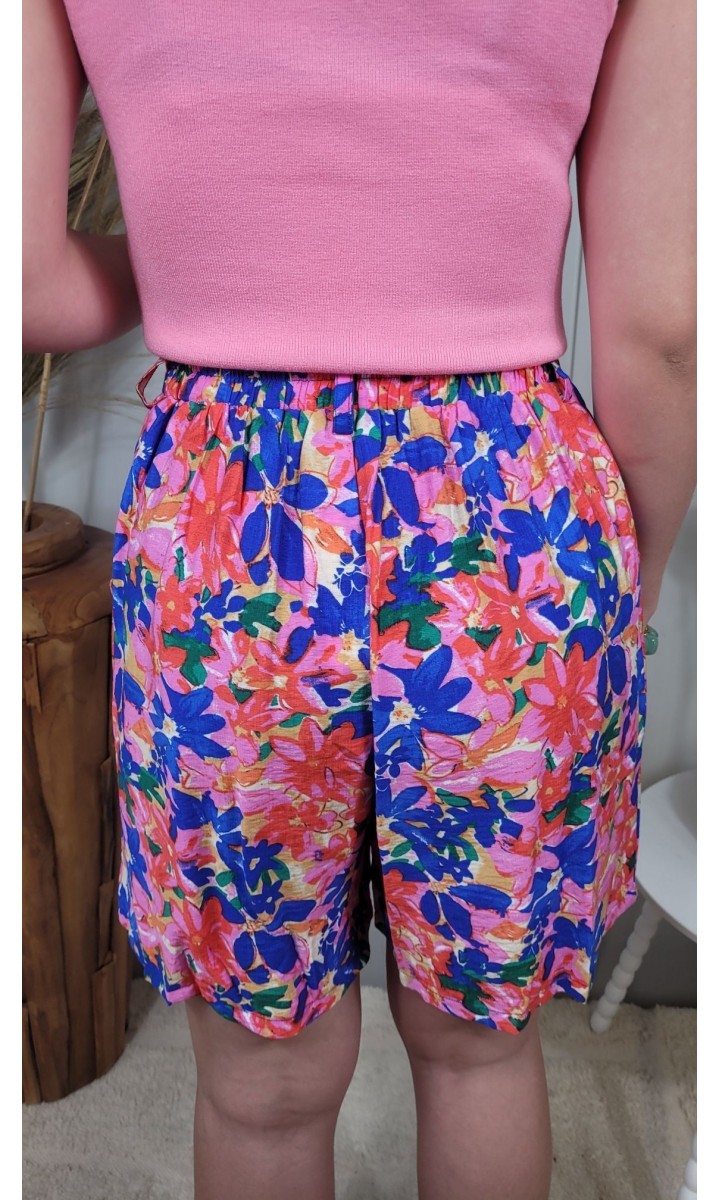 Short Manon fluide imprimé floral – coloris multicolore, vue 4