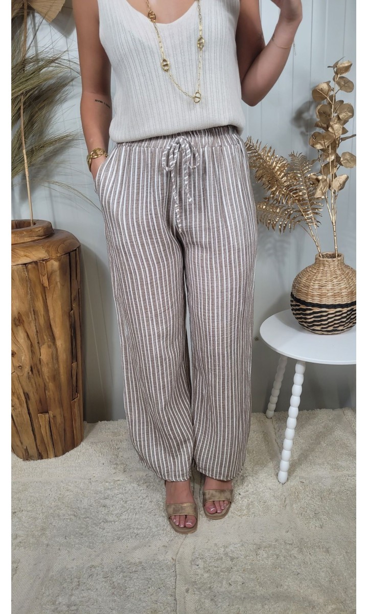 Pantalon Gaelle femme – coloris marron, vue 2