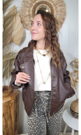 Veste Florence perfecto similicuir