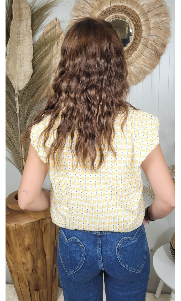 Chemise Mae sans manches – coloris multicolore, vue 2