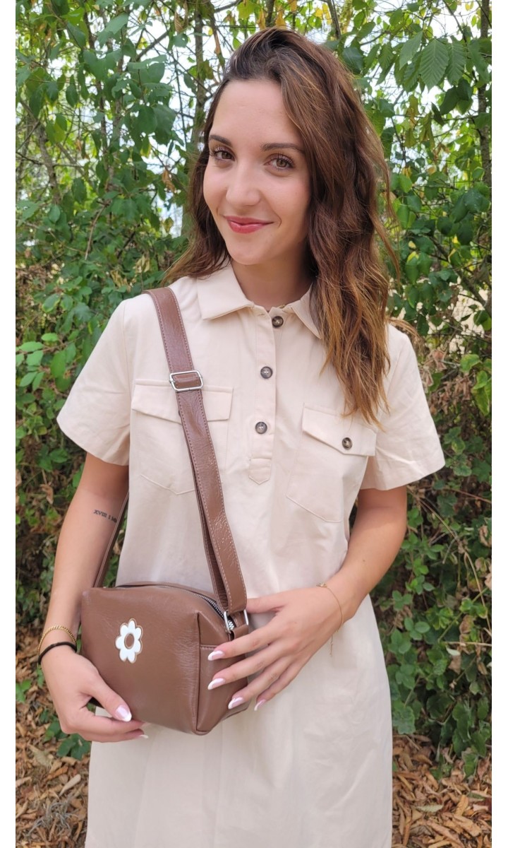 Robe Peggy safari - poches à rabat – coloris beige, vue 4