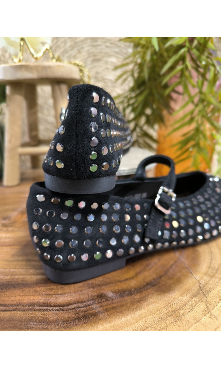 Ballerines Elea cloutées – coloris noir, vue 4