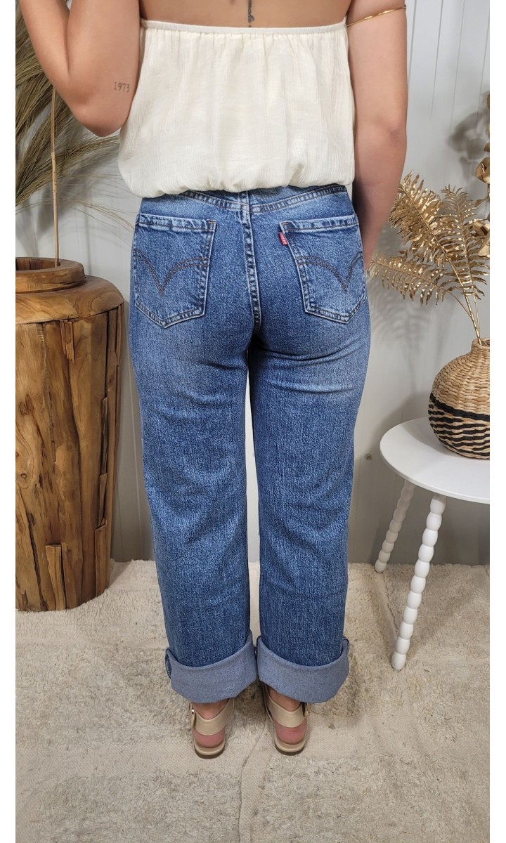 Jeans Marina droit bleu moyen – coloris bleu, vue 3