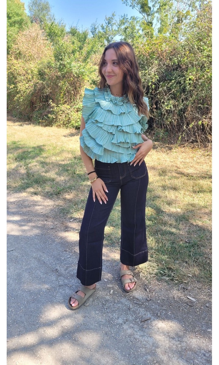 Jeans Mary flare - ceinture offerte