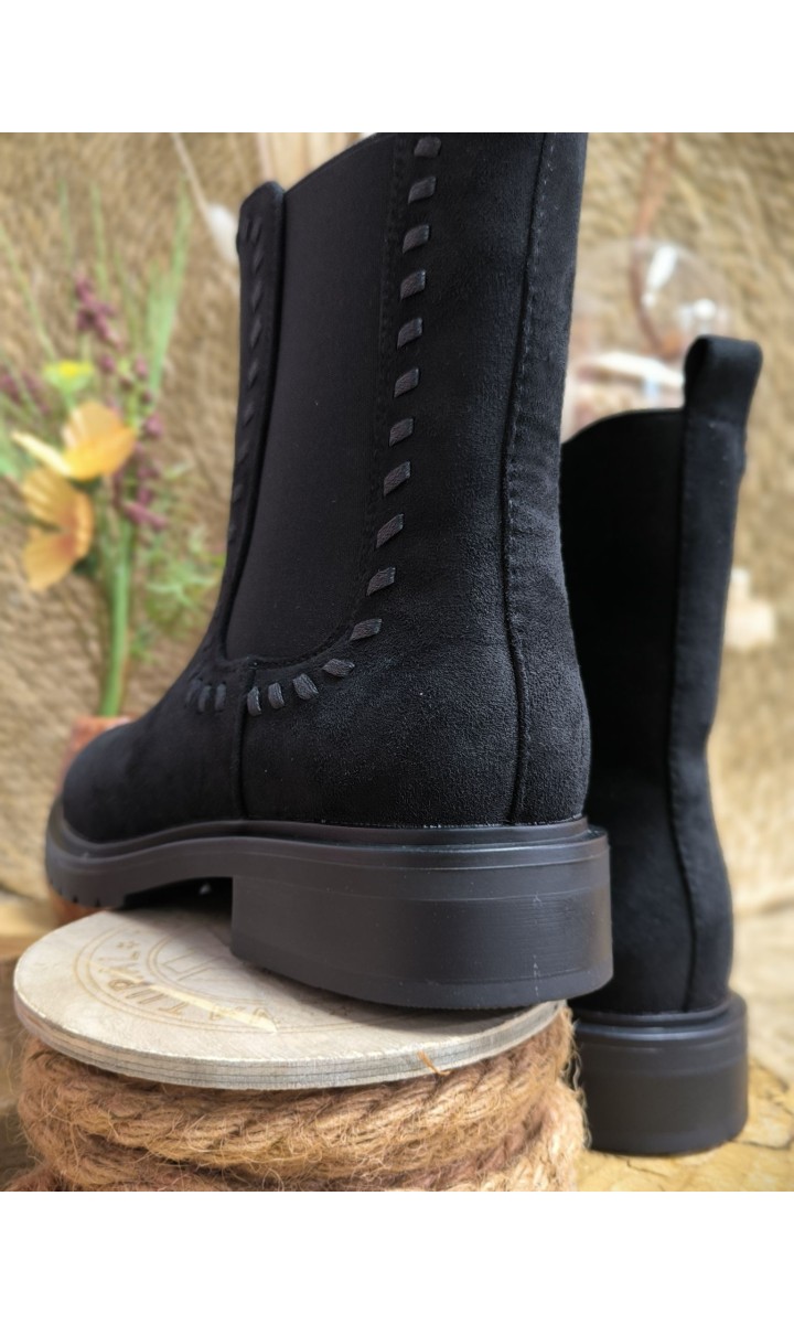 Bottines Axelle coutures tressées – vue 3