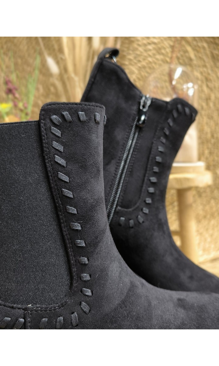 Bottines Axelle coutures tressées – vue 4