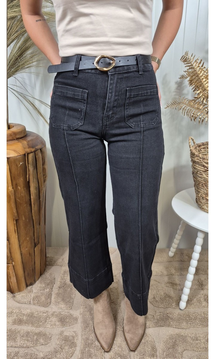Jeans Azylis cropped flare seventies – vue 2