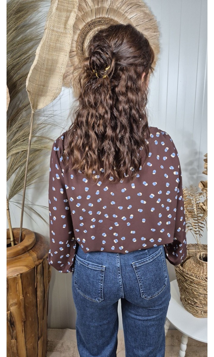 Blouse Barbara nœud lavallière – vue 3