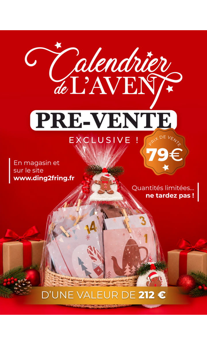 CALENDIER DE L'AVENT – coloris .