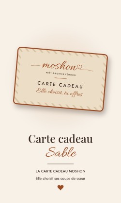 Carte cadeau Moshon Sable