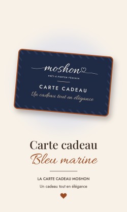 Carte cadeau Moshon Bleu marine