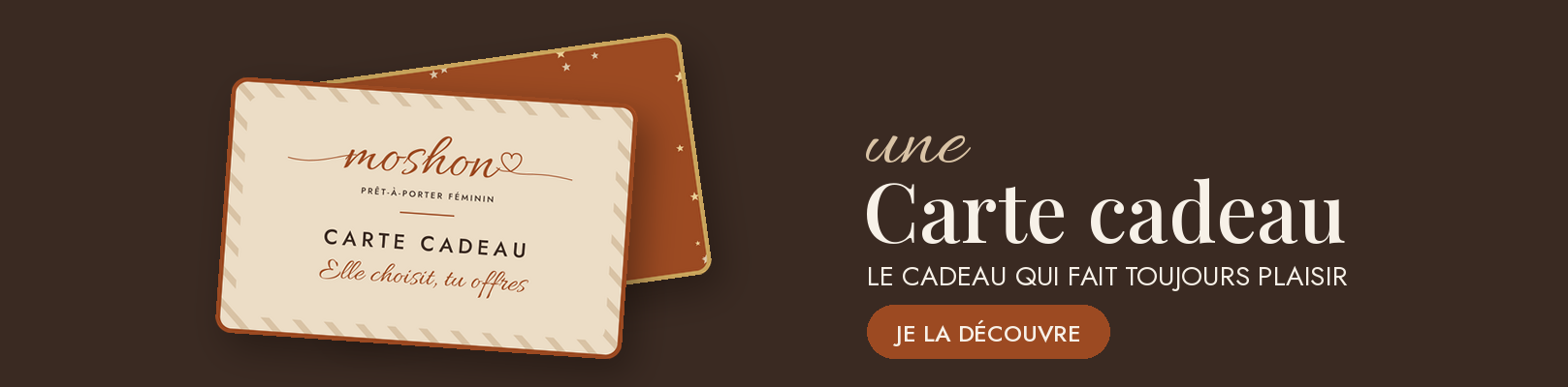Carte cadeau Moshon